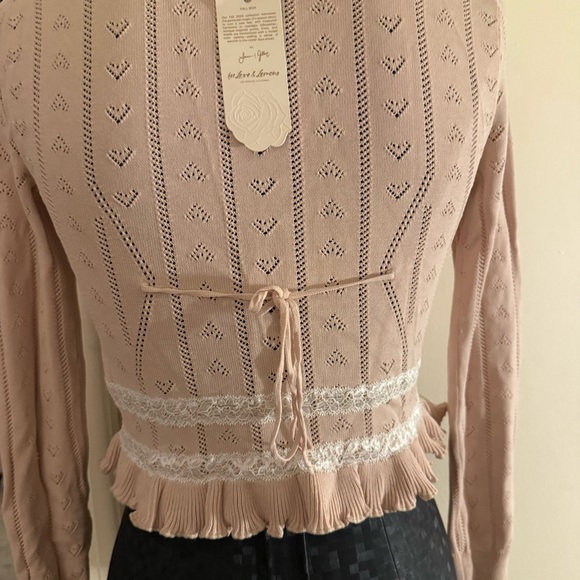For Love & Lemons Eloise Knit Cardigan - Picture 8 of 8